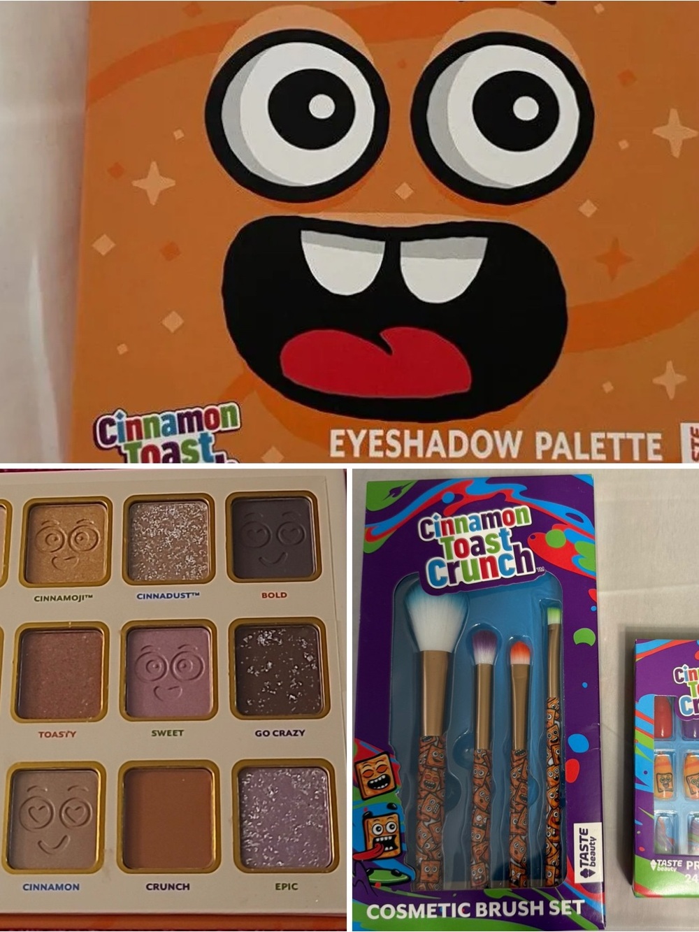 Cinnamon Toast Crunch Makeup Set/ Bundle